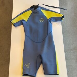 KGBL Kids Swim Rashguard - Blue and Yellow